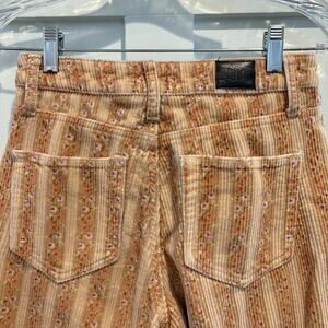 BDG Boho Festival Pants 25 Tan Mom High Rise Corduroy Cottage‎ Bloom Prairie